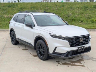 2023 Honda CR-V Hybrid with Platinum White Exterior
