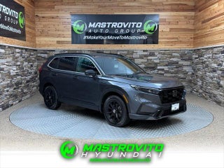 2023 Honda CR-V Hybrid with Meteorite Gray Metallic Exterior