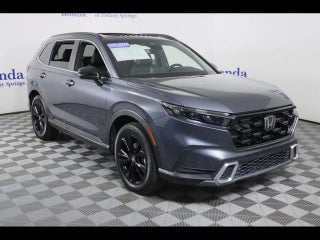 2025 Honda CR-V Hybrid with Meteorite Gray Metallic Exterior