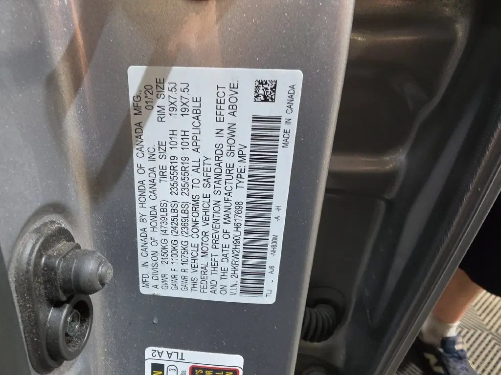2020 Honda CR-V - $26,697