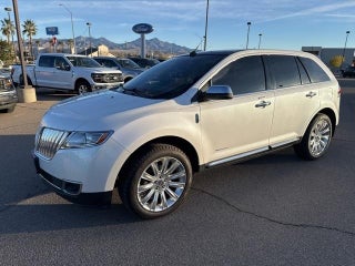 2012 Lincoln MKX with White Platinum Clearcoat Metallic Exterior