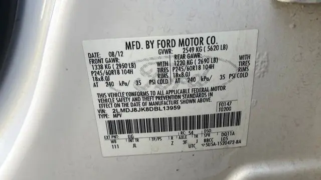2013 Lincoln MKX Base