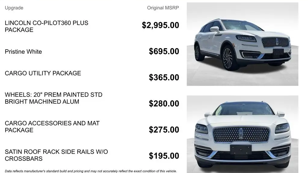 2020 Lincoln Nautilus Reserve