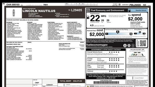 2023 Lincoln Nautilus Reserve