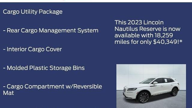 2023 Lincoln Nautilus Reserve
