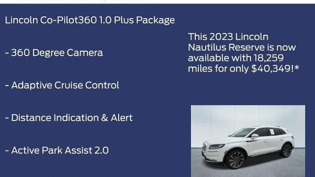 2023 Lincoln Nautilus Reserve