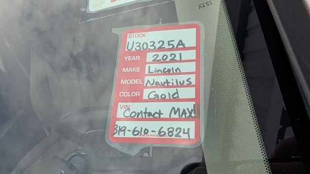 2021 Lincoln Nautilus Reserve