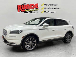 2022 Lincoln Nautilus with Pristine White Metallic Tri-Coat Exterior