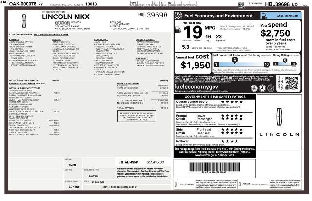 2017 Lincoln MKX Reserve — photo 1 of 4