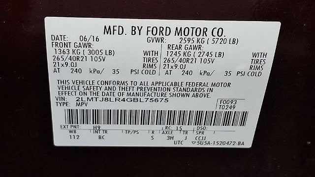 2016 Lincoln MKX Reserve