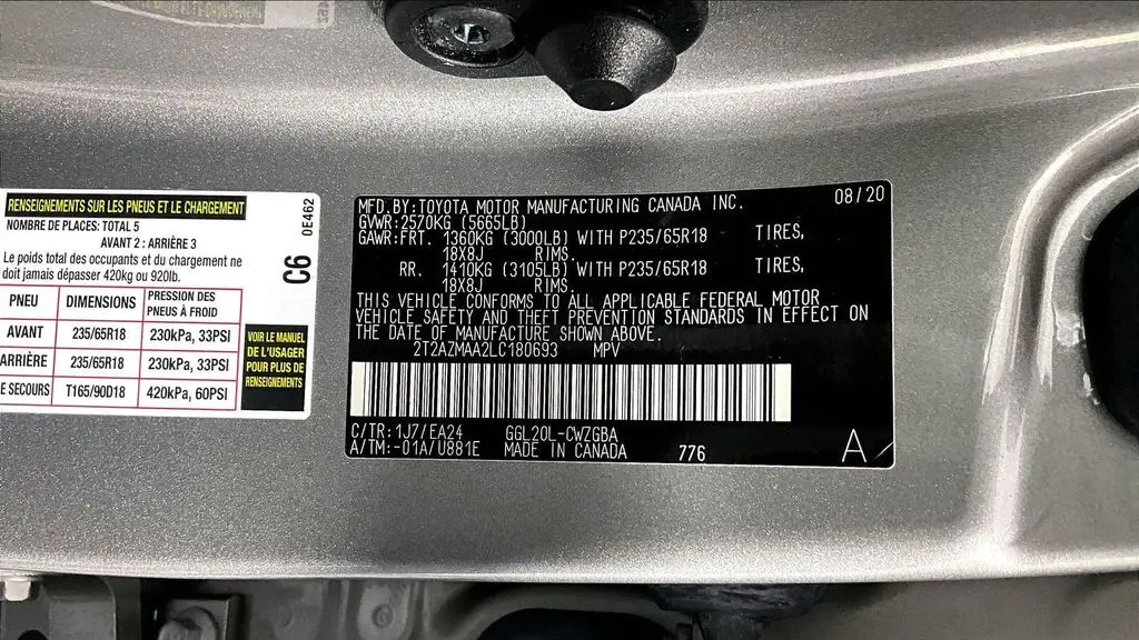 2020 Lexus RX 350 Base