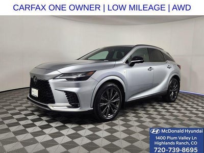 Photo of a 2023 Lexus RX 350 AWD F Sport Handling 4DR SUV for sale