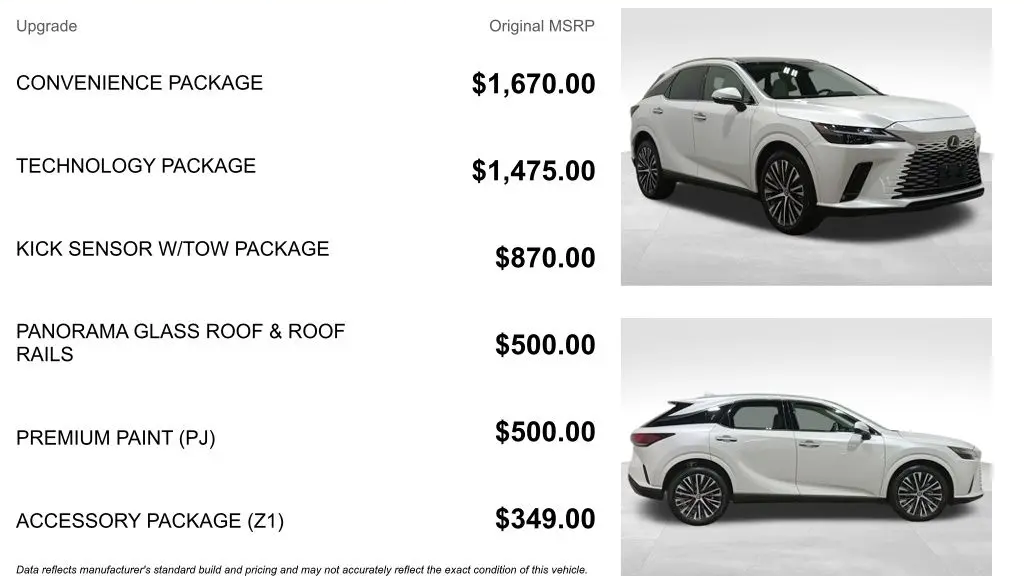 2026 Lexus RX 350 Premium+