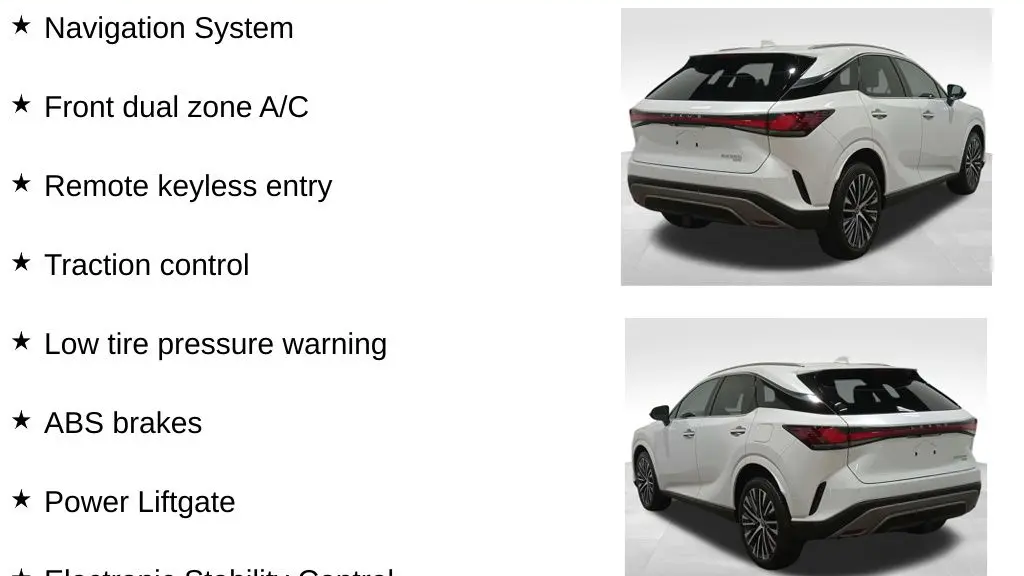 2026 Lexus RX 350 Premium+