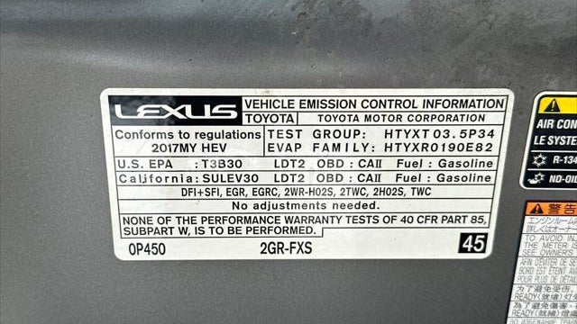 2017 Lexus RX 450h Base