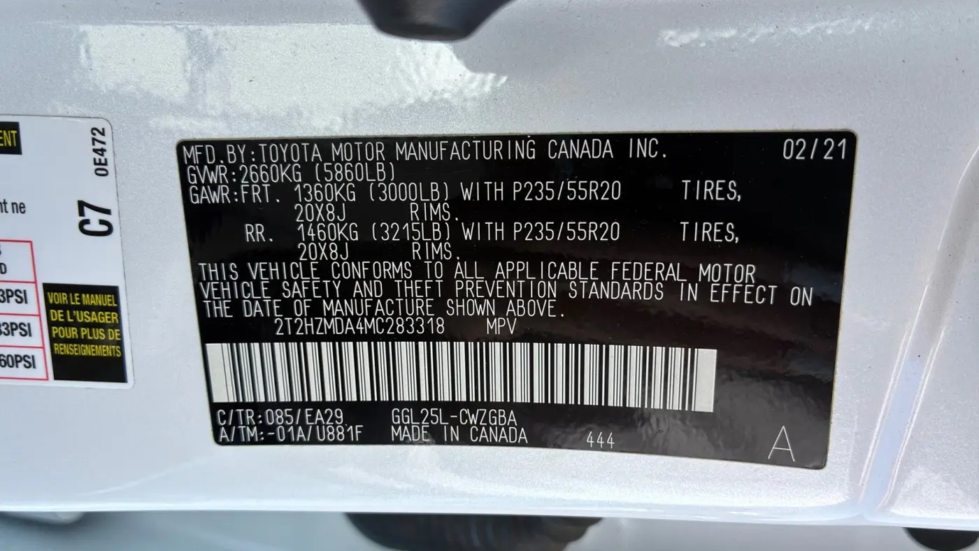 2021 Lexus RX 350 Base