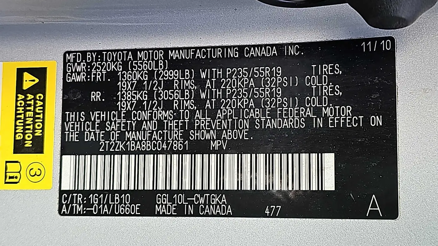 2011 Lexus RX 350 Base