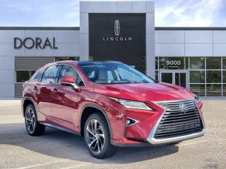 2019 Lexus RX 350 with Red Exterior
