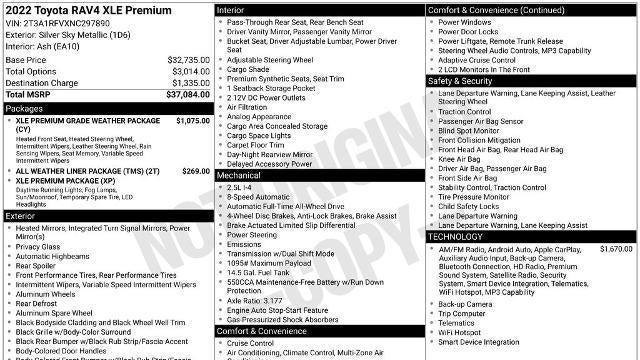 2022 Toyota RAV4 XLE Premium