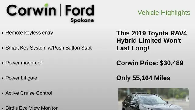 2019 Toyota RAV4 Hybrid Limited