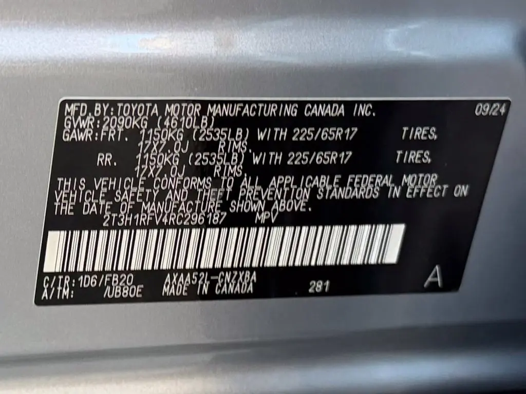 2024 Toyota RAV4 - $26,631