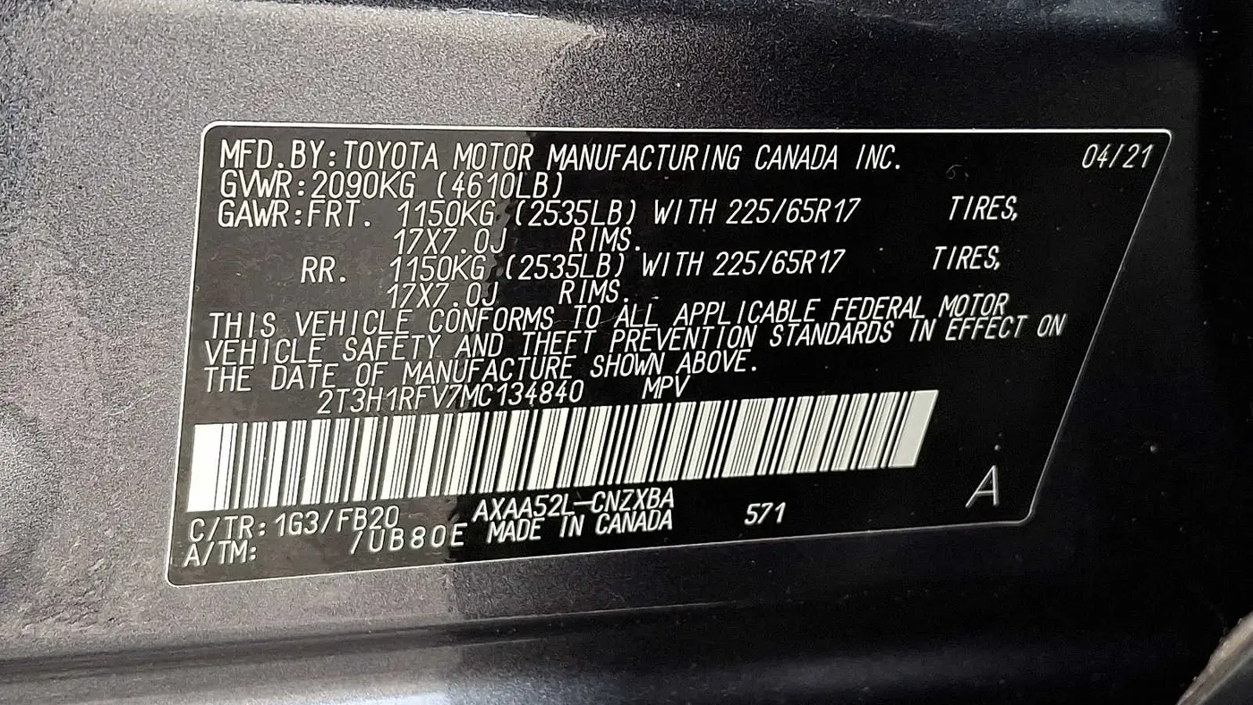 2021 Toyota RAV4 LE