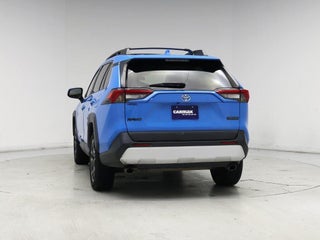 2019 Toyota RAV4 with Blue Flame/Ice Edge Roof Exterior