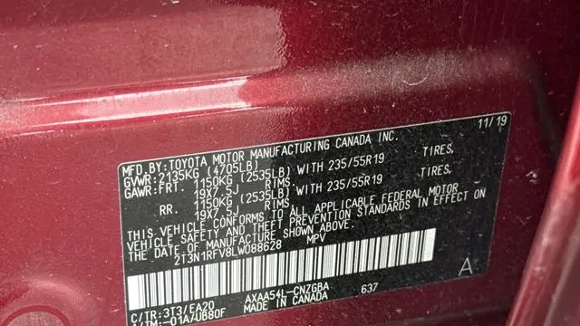 2020 Toyota RAV4 Limited