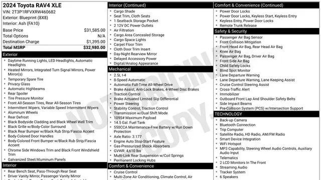 2024 Toyota RAV4 XLE