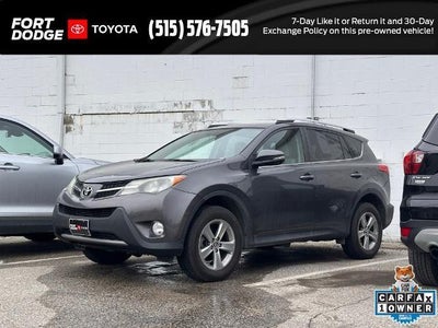 2015 Toyota RAV4 AWD XLE 4DR SUV