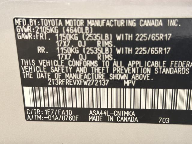 2015 Toyota RAV4 - $17,275