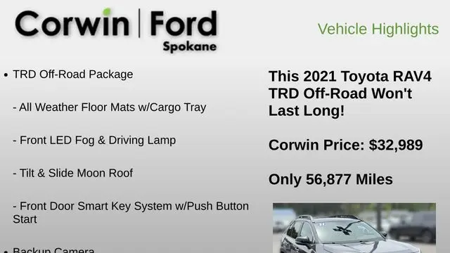 2021 Toyota RAV4 TRD Off-Road