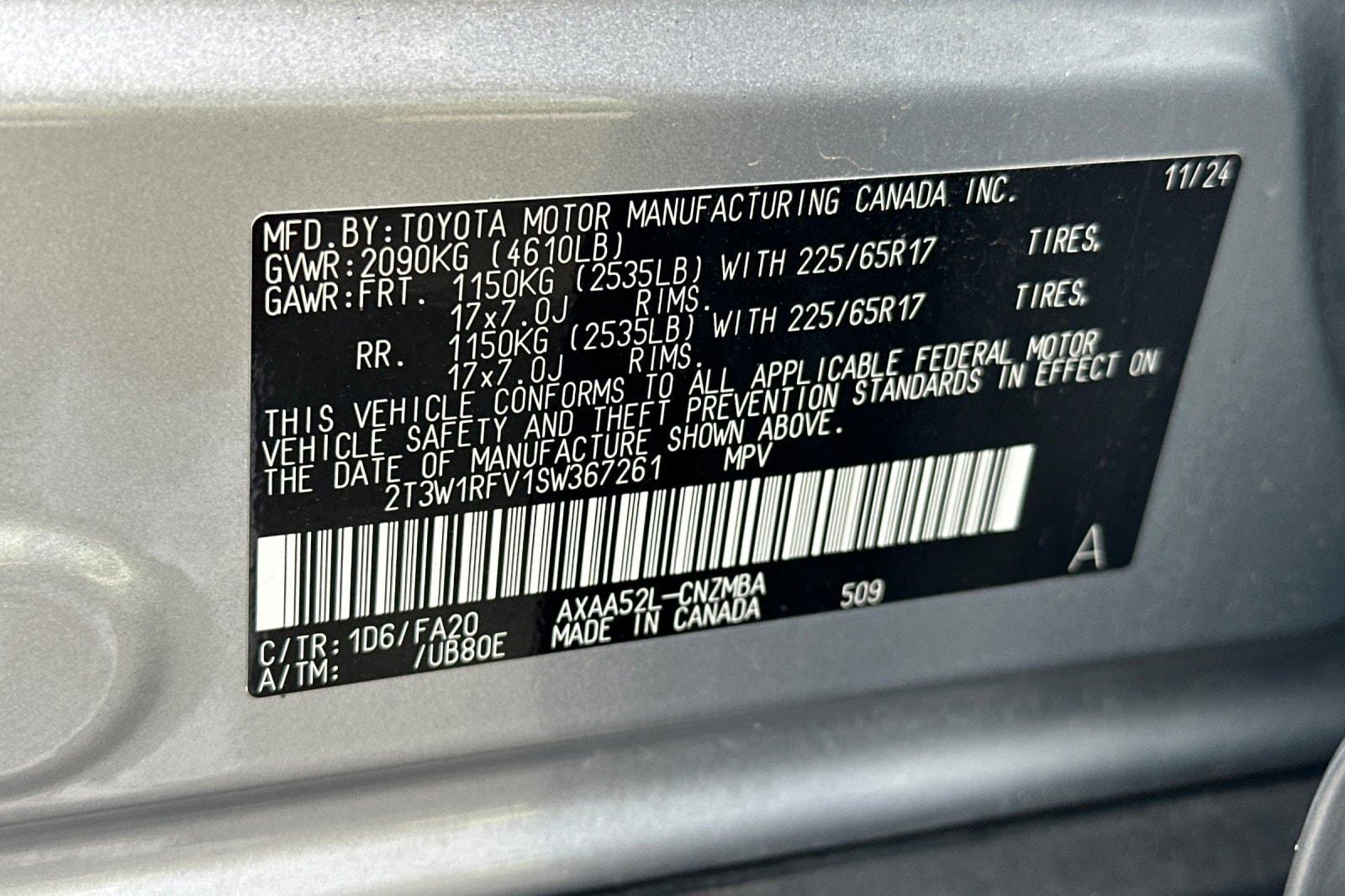 2025 Toyota RAV4 - $28,440