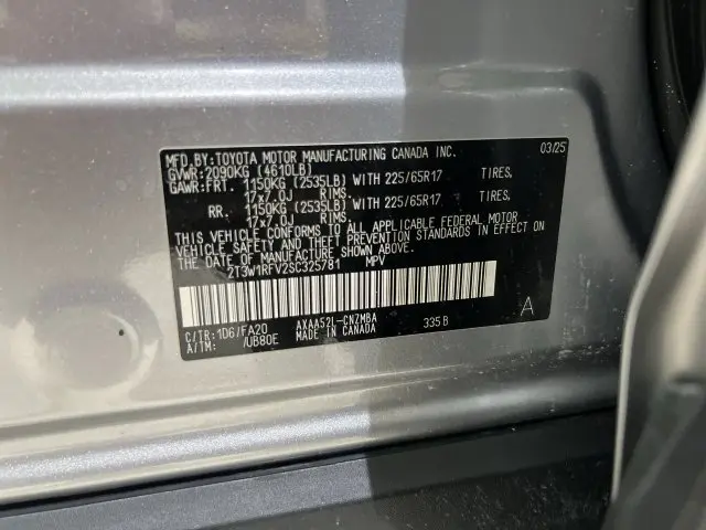 2025 Toyota RAV4 - $33,615