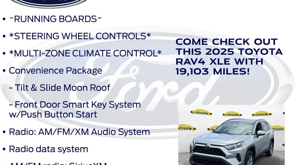 2025 Toyota RAV4 XLE