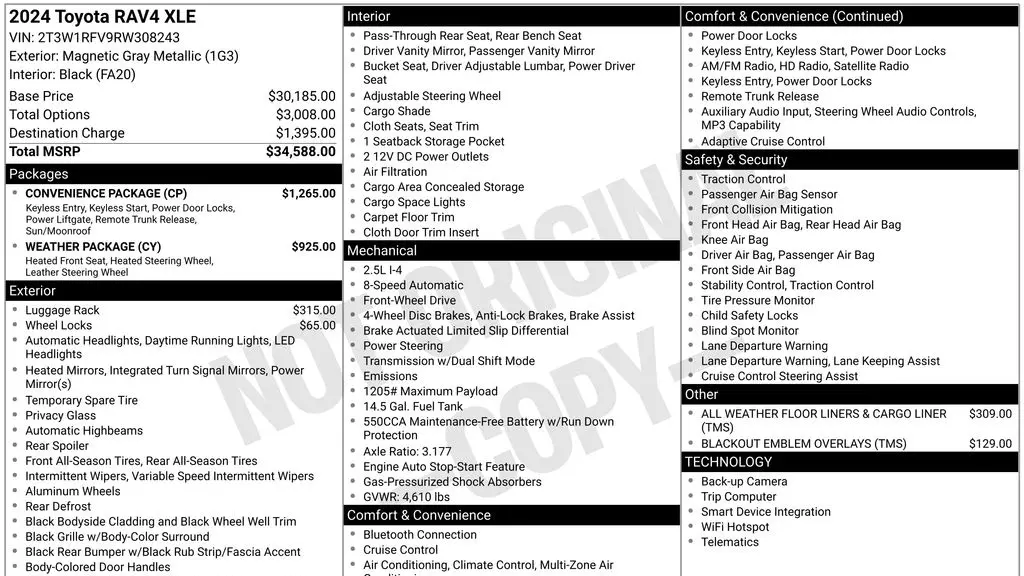 2024 Toyota RAV4 XLE