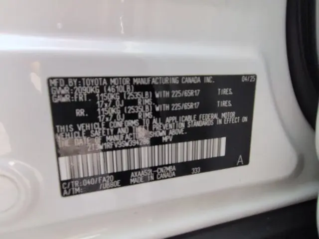 2025 Toyota RAV4 - $30,895
