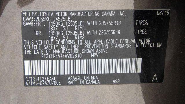 2015 Toyota RAV4 Limited