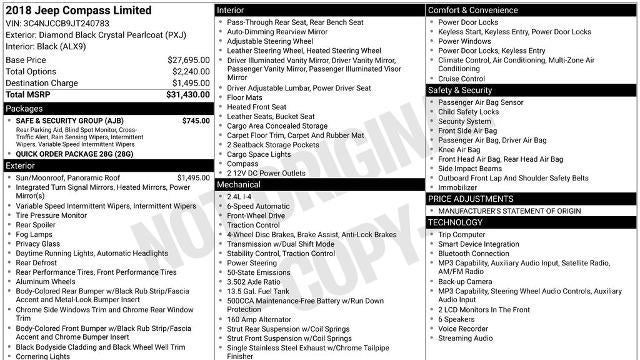 2018 Jeep Compass Limited
