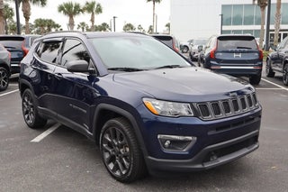 2021 Jeep Compass with Jazz Blue Pearlcoat Exterior