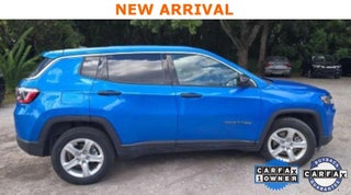 2023 Jeep Compass with Laser Blue Pearlcoat Exterior