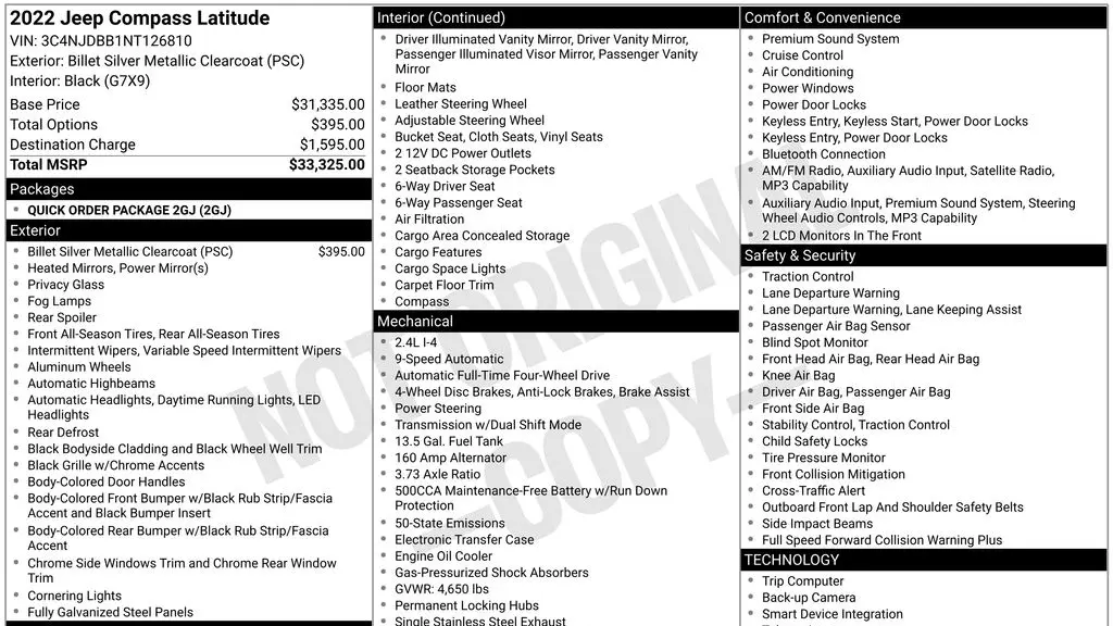 2022 Jeep Compass Latitude