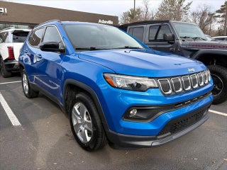 2022 Jeep Compass with Laser Blue Pearlcoat Exterior