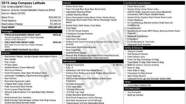 2019 Jeep Compass Latitude