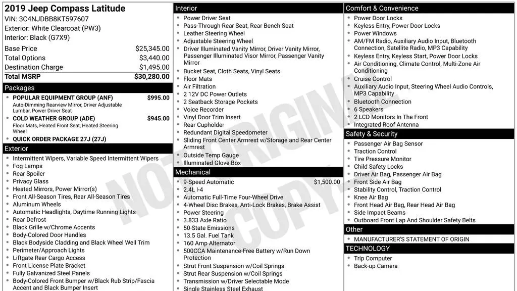 2019 Jeep Compass Latitude