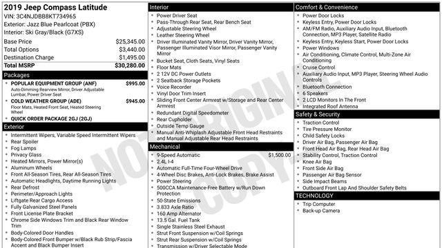 2019 Jeep Compass Latitude