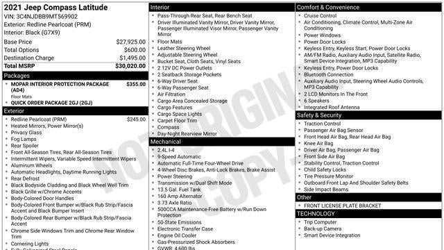2021 Jeep Compass Latitude