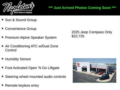 Photo of a 2025 Jeep Compass 4X4 Latitude 4DR SUV for sale