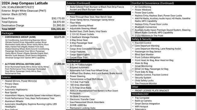 2024 Jeep Compass Altitude