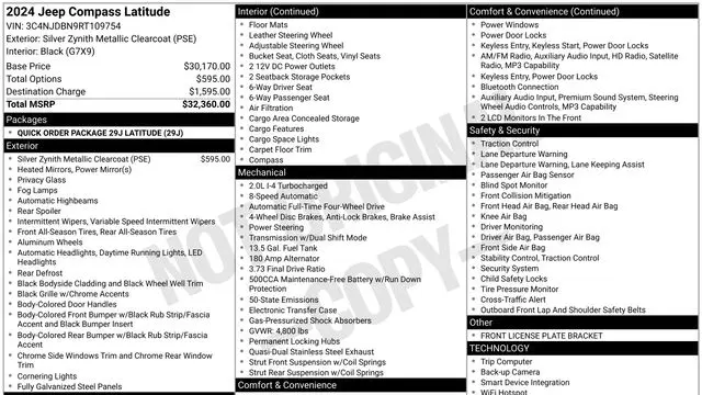 2024 Jeep Compass Latitude